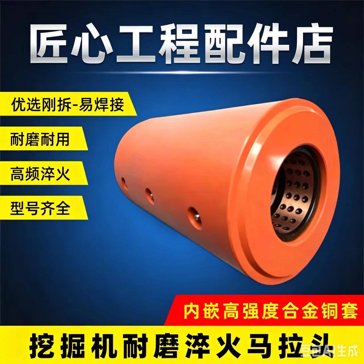 日立挖机马拉头高频淬火耐磨轴套
