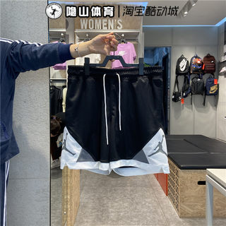 Nike耐克短裤男子新款AJ飞人篮球训练五分裤CV3087-011-100-687