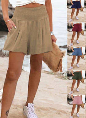 Summer plus size casual women shorts S-5XL Comfortable pants