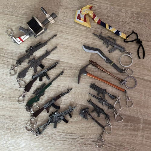 明日周边金属武器模型冲锋枪玩具