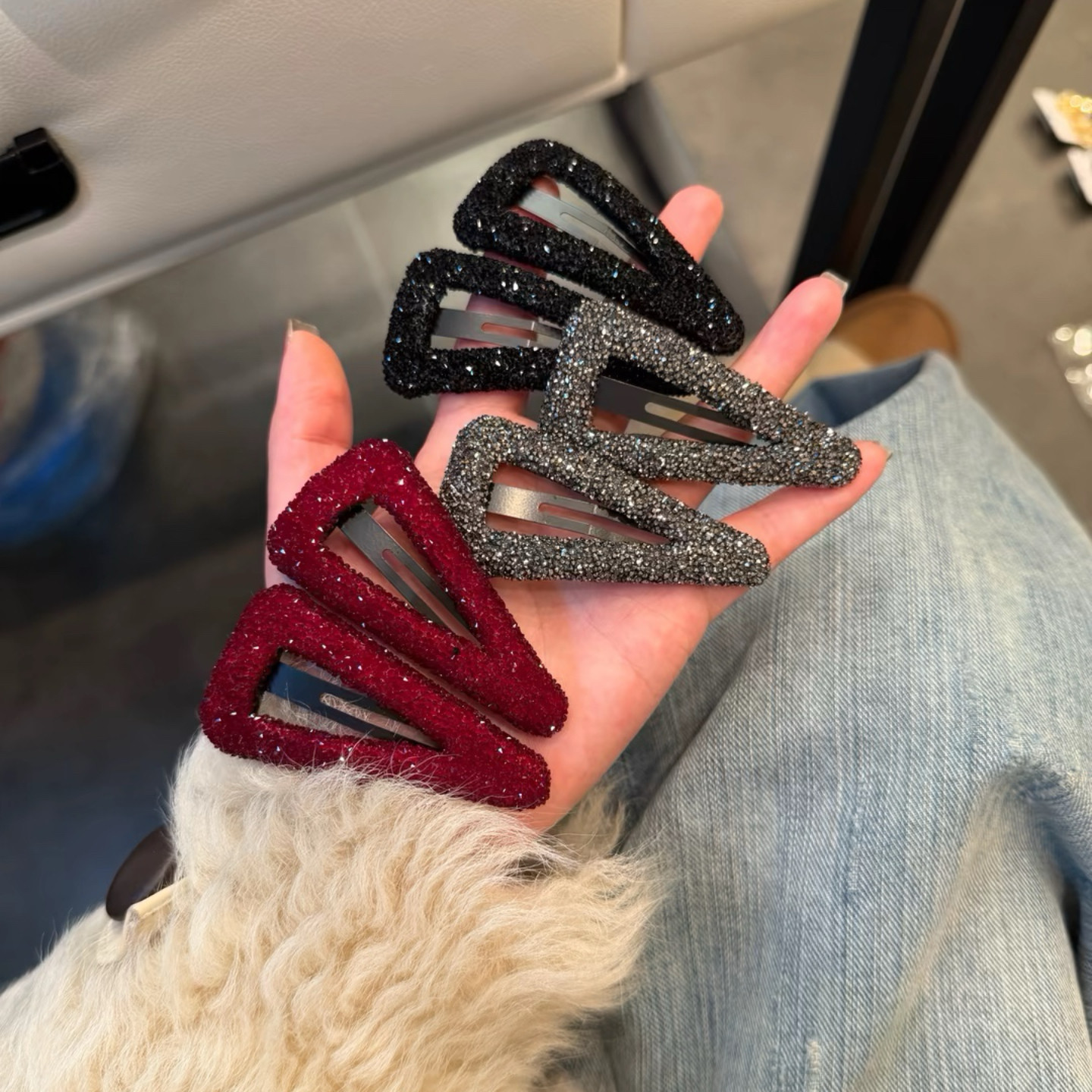 轻奢韩系百搭气质发夹复古感重工碎钻BB夹辣妹风侧边刘海夹碎发夹,饰品/流行首饰/时尚饰品新,发饰,淘宝优惠券,粉丝福利购,淘宝优惠卷