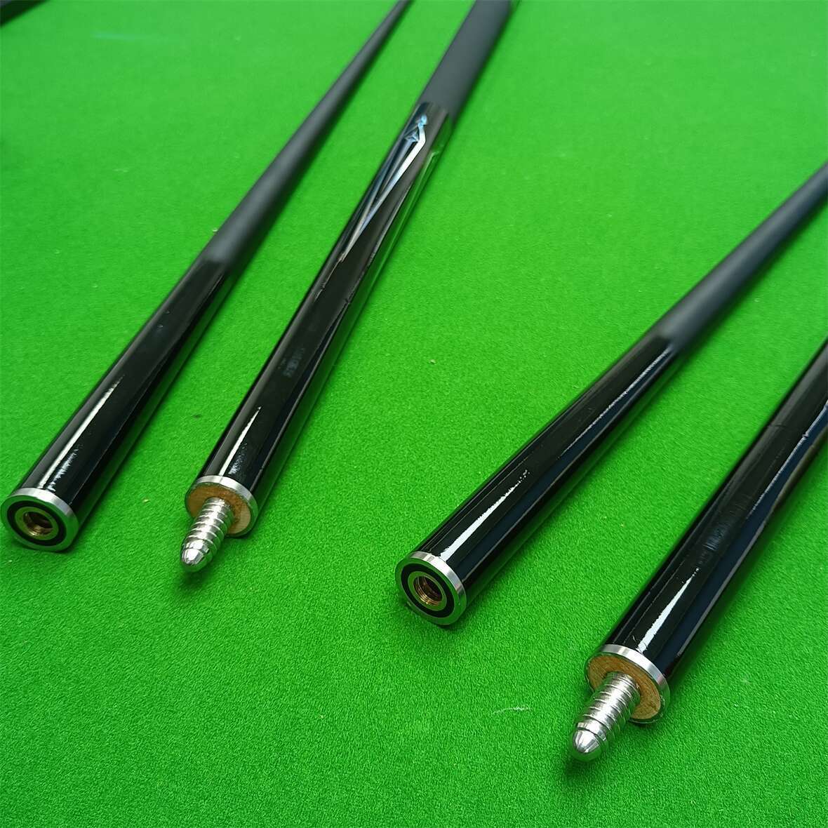 新款代黑科技碳素线把黑科技台球杆中式黑八专用小头杆分体升级版