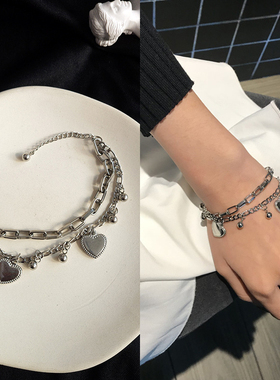 欧美嘻哈潮个性手链女小熊手环