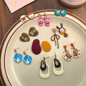 觅韩回馈新老客户饰品合集气质新潮小众耳环发饰项链女不参与满赠