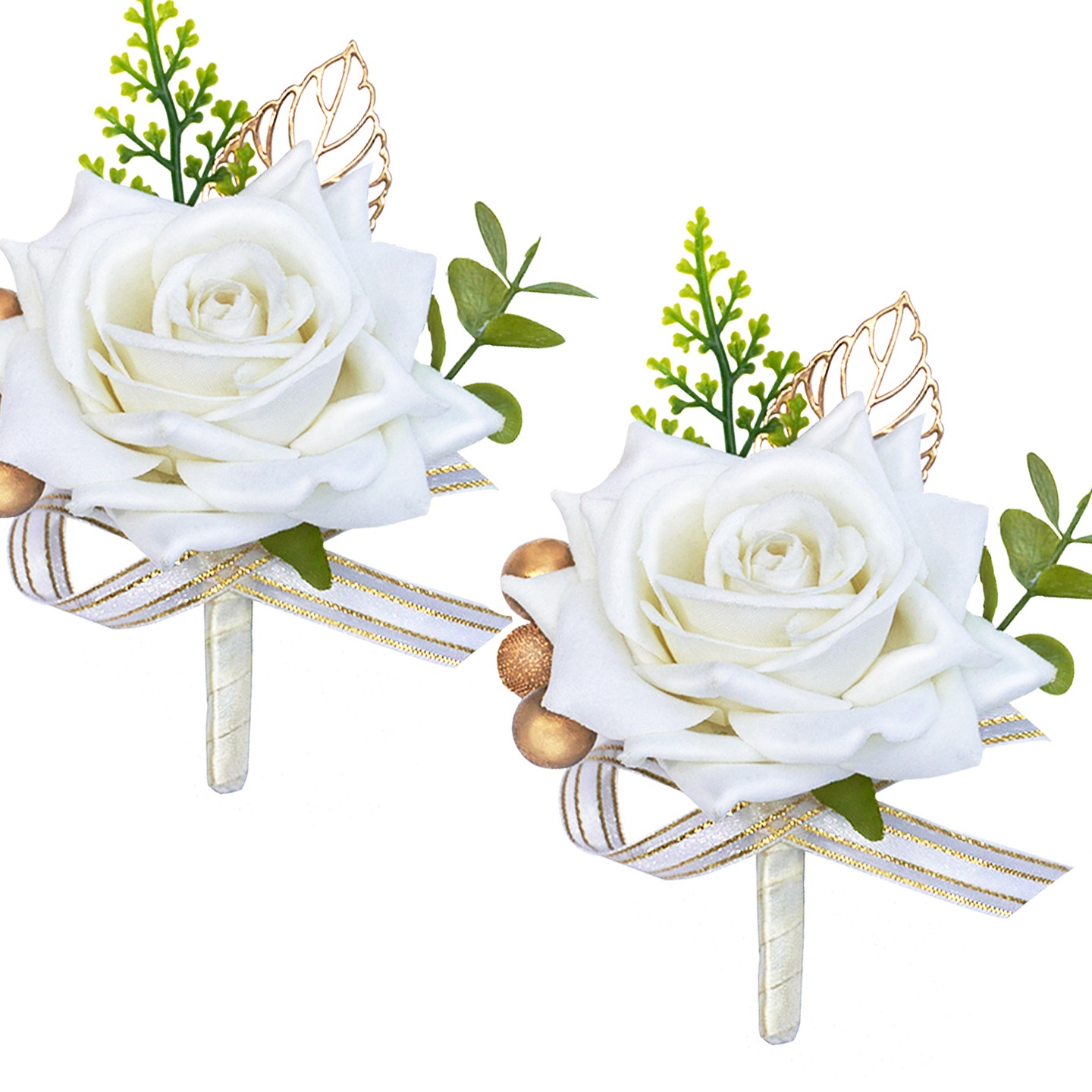 工厂结婚新郎新娘胸花婚礼现货热销跨境订婚襟花腕花胸花婚庆用品