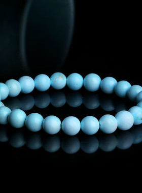 收藏级7-8mm绿松石手串