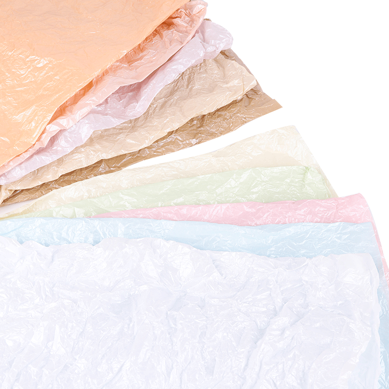 珠光雪梨纸花束包装纸鲜花防水纸水果礼盒褶皱内衬纸材料花店资材