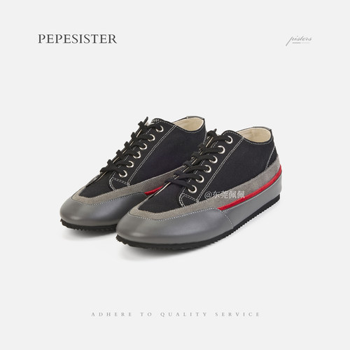 PEPESISTER【栖迟】德训鞋女低帮帆布鞋防滑户外运动休闲鞋B1706