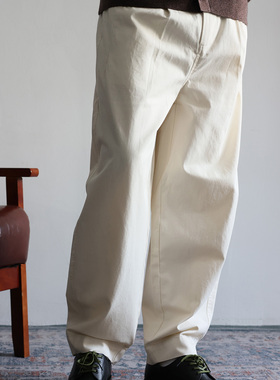 KUFFYLINK 白色工装裤长裤休闲美式ivy春夏2025新款男装潮