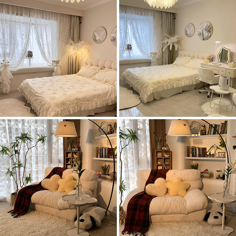 女主播网红抖音直播背景布3d立体装饰直播间背景墙拍照道具高级感壁纸场景布置墙纸大尺寸卷发拍摄设计