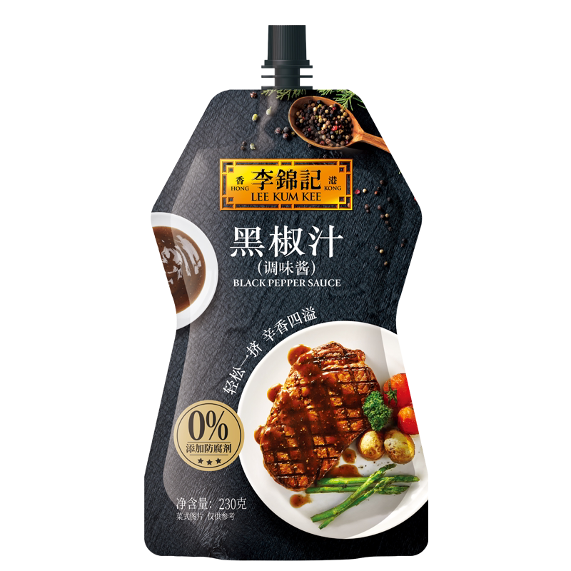 李锦记黑椒汁230g意大利面酱