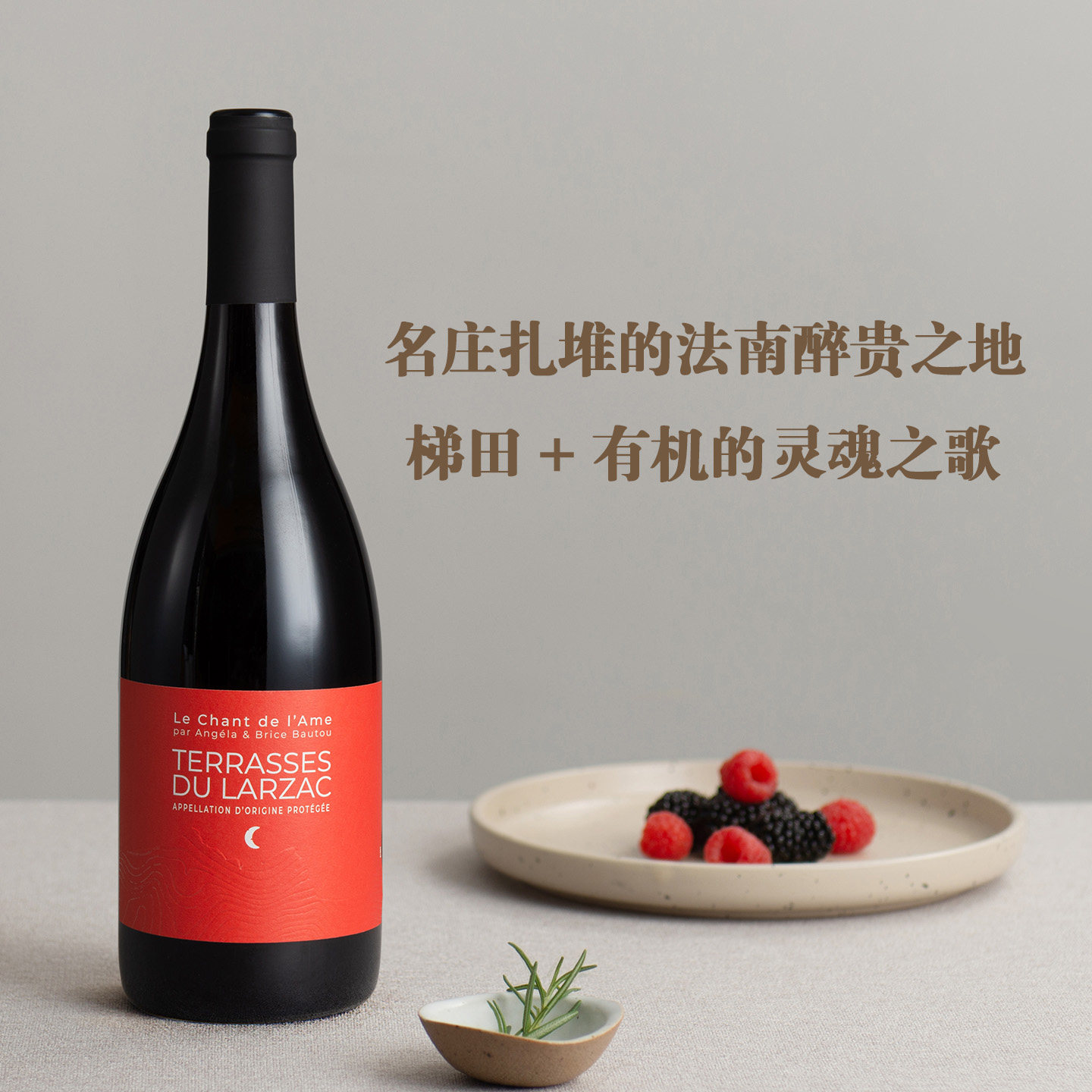 朗格多克皇冠明珠！法国灵魂之歌拉尔扎克阶地干红葡萄酒 2022