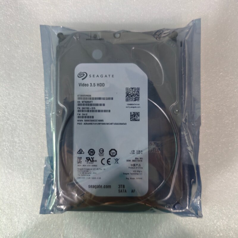 二手 希捷 ST3000VM006 3TB监控录像机硬盘3T S