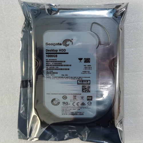 二手 希捷 ST1000DM003 1TB台式机机械硬盘7200转单碟1T监控硬盘