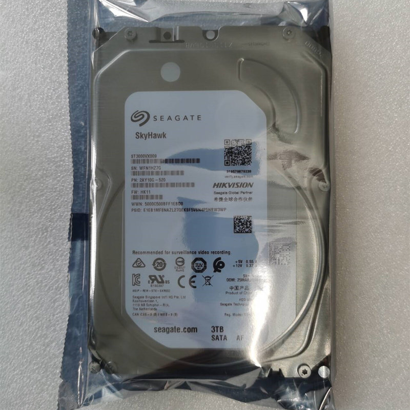 二手 希捷 ST3000VX006/009 3T CMR监控录像