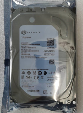 二手 希捷 ST3000VX006/009 3T CMR监控录像机硬盘3TB 5900转 64M