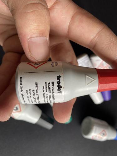 卓达7021进口速干回墨印油印章紫