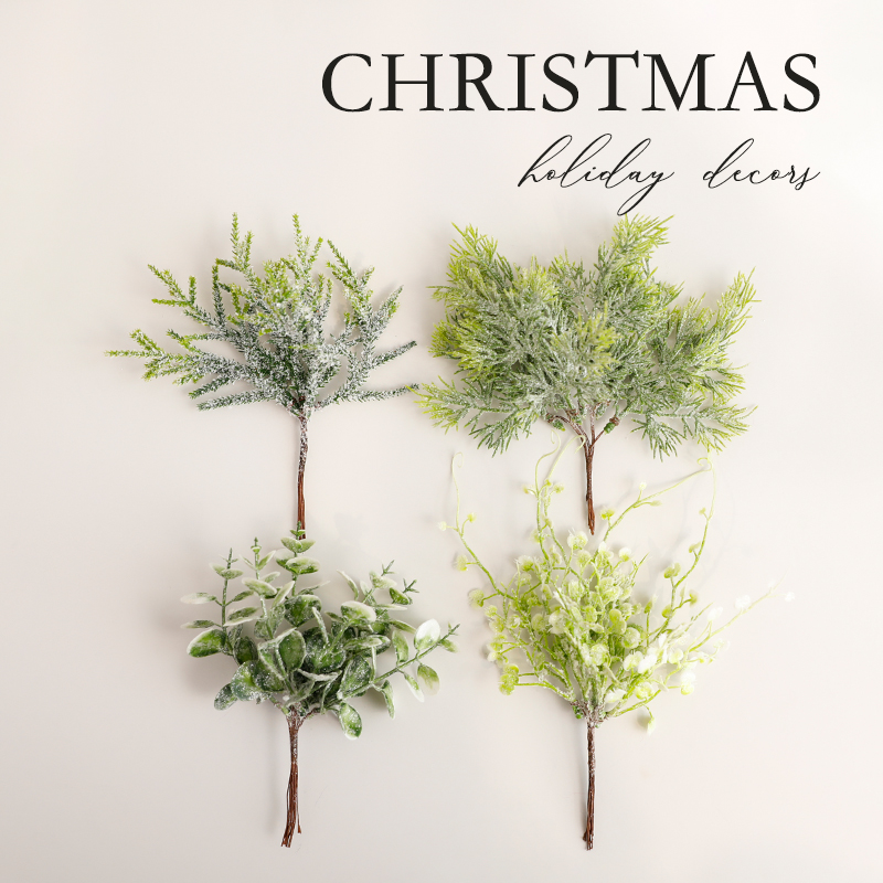 圣诞节装饰品仿真插枝