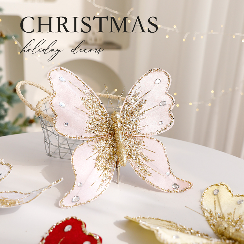 新款蝴蝶挂件节庆小装饰摆件