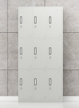 臻远 9门更衣柜 ZY-KLP-G081 H1800*W900*D420 (灰白色)
