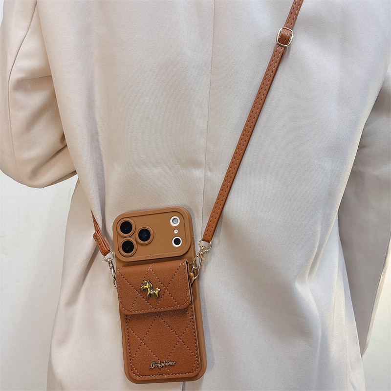 金属棕色小马零钱卡包适用荣耀400pro手机壳300/200/100防摔90gt高级感magic8/7女80新款70/x60保护套斜挎绳,3C数码配件,手机保护套/壳,淘宝优惠券,粉丝福利购,淘宝优惠卷