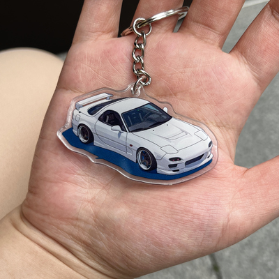 汽车亚克力钥匙扣双层定制钥匙扣