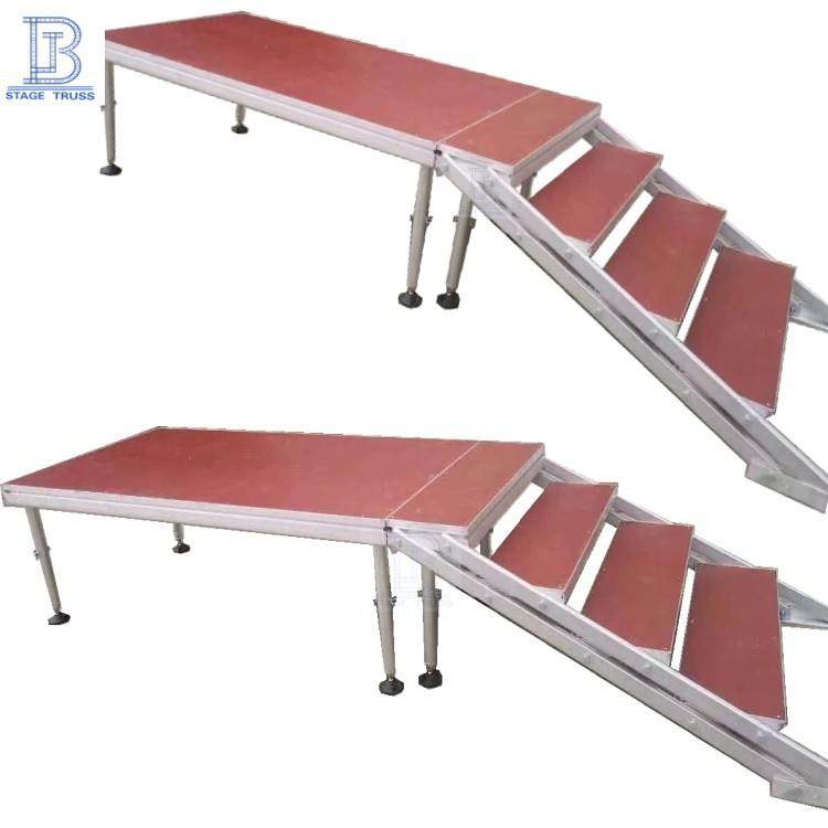 音乐演出演唱会舞台台阶承重型活动舞台婚庆T台快装四柱舞台