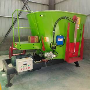 立式全日粮混合饲料搅拌机5-12立方立式饲料搅拌机奶牛场搅拌机