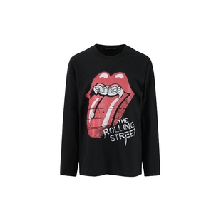 Without Me/YBSSTREETMARKET恶搞滚石rolling stone长袖bootleg