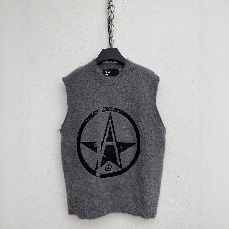 手工兔绒基础舒适坎肩马甲