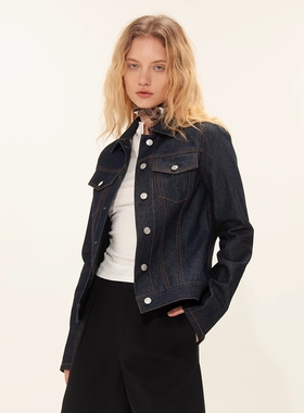 Without Me/ AXYPAGES 复古原色原牛修身夹克外套