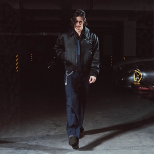 Without Me/RICHILL MELANCHOLY 25AW 醋酸花朵刺绣夹克棉服外套