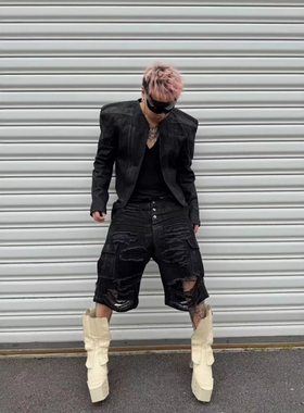 Without Me/Disark 25SS 暗黑先锋蛇皮刀锋夹克