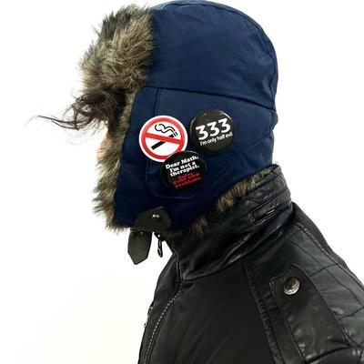 Vintage风格雷锋帽复古