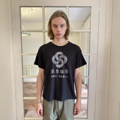 Without 做旧印花vintage质感单针舒适卷边麻棉短袖 DTHEREAL