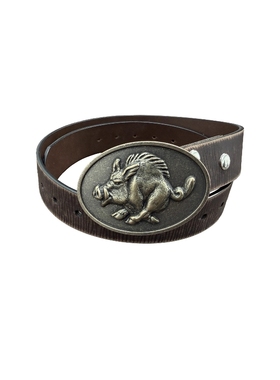 Without Me/RICHILL MELANCHOLY金属野猪裂纹可拆卸牛皮 皮带腰带