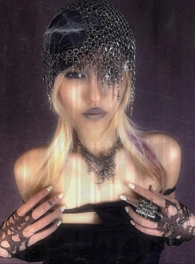 链条不规则拼接锁骨链项链