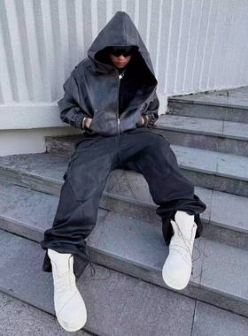 Without Me/Disark 新品25FW暗黑先锋蛇纹五芒星异型夹克