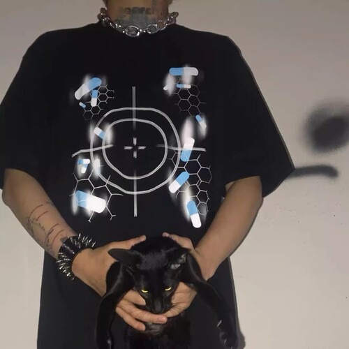 Without Me/ ANTI LOVE爱情疫苗T-SHIRT 短袖蓝色药丸Blue Pill