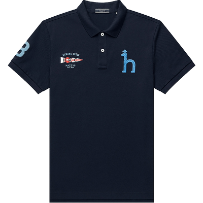 hazzys哈吉斯短袖polo衫商务