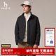 Hazzys哈吉斯秋季 立领棉服通勤保暖外套男休闲上衣潮 时尚 男士 经典
