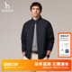通勤长袖 Hazzys哈吉斯男装 保暖时尚 男士 夹克休闲外套男上衣潮 秋季