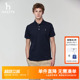 翻领T恤男休闲通勤内搭短袖 男士 Hazzys哈吉斯新款 Polo衫 凉感