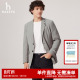 上装 西装 日常通勤上衣外套休闲净色单西潮流时尚 Hazzys哈吉斯男士