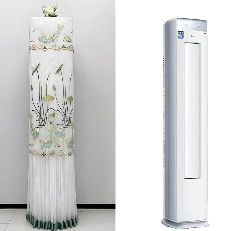 美的巨瀑风空调罩防尘罩3匹酷省电静优风前方后圆立式防尘空调罩