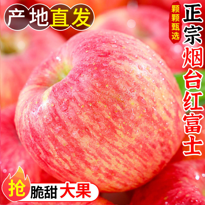 山东烟台红富士当季新鲜苹果水果应整箱栖霞脆甜时令丑苹果冰糖心