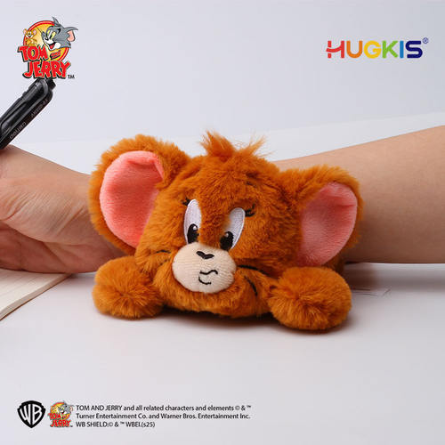 HUGKIS猫和老鼠桌面护腕垫毛绒公仔写字手腕垫鼠标垫玩偶摆件娃娃