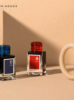 三只蚝训民正音系列彩墨 18ml 黑色/蓝色/红色 染料墨水 钢笔蘸水笔通用 手账书绘文具  INKHOUSE墨水屋