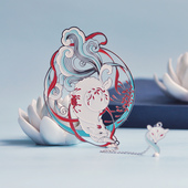 可爱灵狐书签古典中国风文艺复古金属古风生日礼物文创礼品学生用送老外教师节礼物企业定制年会高档伴手礼