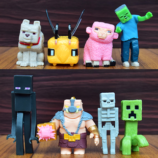 我的世界手办积木苦力怕史蒂夫人偶周边公仔摆件玩具生日礼物男女